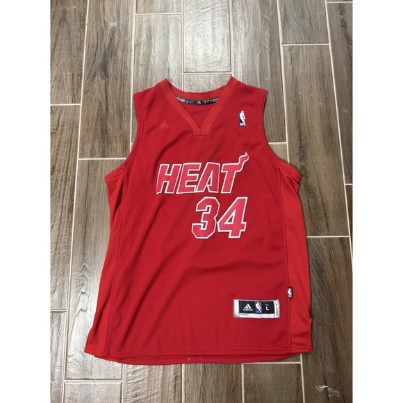 Mitchell & Ness Other - Miami Heat Ray Allen Red Christmas Day 2012 NBA Swingman Jersey L